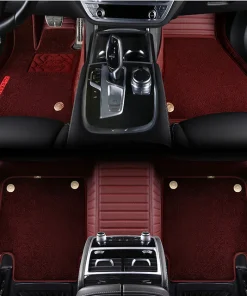 Maroon Car Floor Mats – Premium Edition