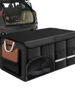 Folding Car Trunk Storage Bag Auto Organizer 36L/ 72L/ 110L Large Capacity Car Trunk Stowing Tidying Storage Box Car Interior