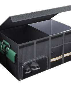 Car Trunk Storage Box Multi-compartments Organizer Bag Anti Slip Foldable Cargo Stowing Tidying Organizer car Interior accessory