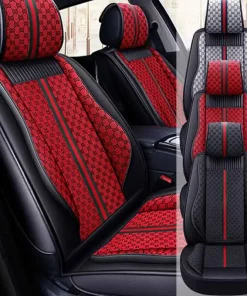PU Leather Universal Car Seat Cover Cushion Protection Cushion Anti-scratch Suitable for Sedan SUV Pickup Truck Seat four season