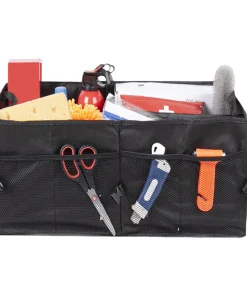 Car Trunk Organizer Collapsible Auto Truck SUV Trunk Box Multi-Compartments Car Trunk Storage Bag Trunk Storage Organizer Box