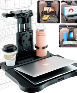 Car Seat Tray Table Car Kids Passenger Roadtrip Eating Food Backseat Travel Trays Working Laptop Desk Phone/Tablet Holder
