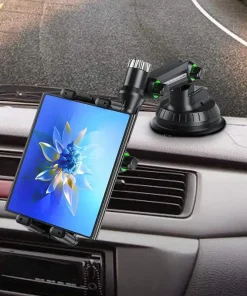 Vehicle Phone Support Clamp 360 Rotation Car Mount Car Suction Cup Cell Phone Holder With Extension Tube For Vehicles Suvs Truck