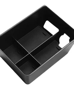 Center Console Storage Box Silicone Car Armrest Storage Box Interior Accessories Car Container Shelf for ZEEKR 001 Stowing