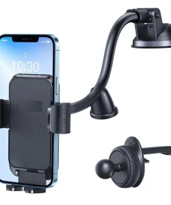 Mobile Holders For Car Windshield Anti-Shake Windshield Long Arm Phone Holder Automotive Interior Accessories For Racing Car