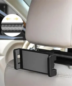 Car Tablet Holder 360-degree Rotation Vehicle Phone Stand Durable Auto Backseat Phone Cradle Adjustable Phone Car Accessories