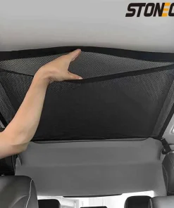 Car Ceiling Storage Net, Breathable Roof Cargo Organizer Bag for Car Interior Accessories