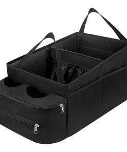 Car Seat Organiser Car Caddy Accessories Organiser Back Seat for Kids Car Boot Storage Backseat Organiser Cup Holders Tissue Box