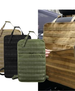 Car Rear Seat Back Storage Bag Multi Hanging Strap Tactical Molle Trunk Bag Organizer Auto Stowing Outdoor Hunting Accessories
