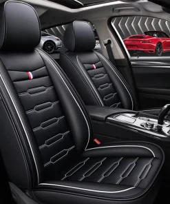 Leather Black Car Seat Covers For Mazda 2 3 6 BK BL 2010 2015 GH GG 2017 2020 CX-5 CX-7 CX-3 2015 CX-30 CX-50 Auto Accessories