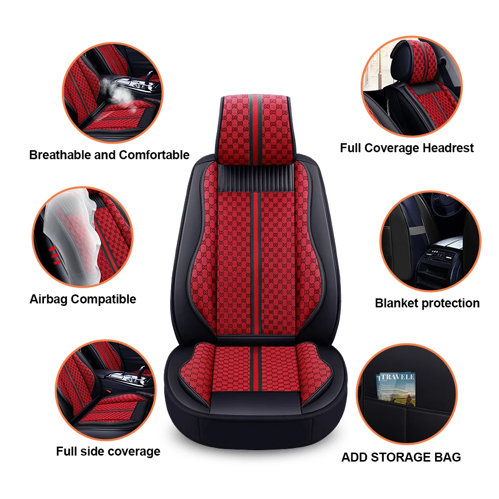 PU Leather Universal Car Seat Cover Cushion Protection Cushion Anti-scratch PU Leather Universal Car Seat Cover Cushion Protection Cushion Anti-scratch