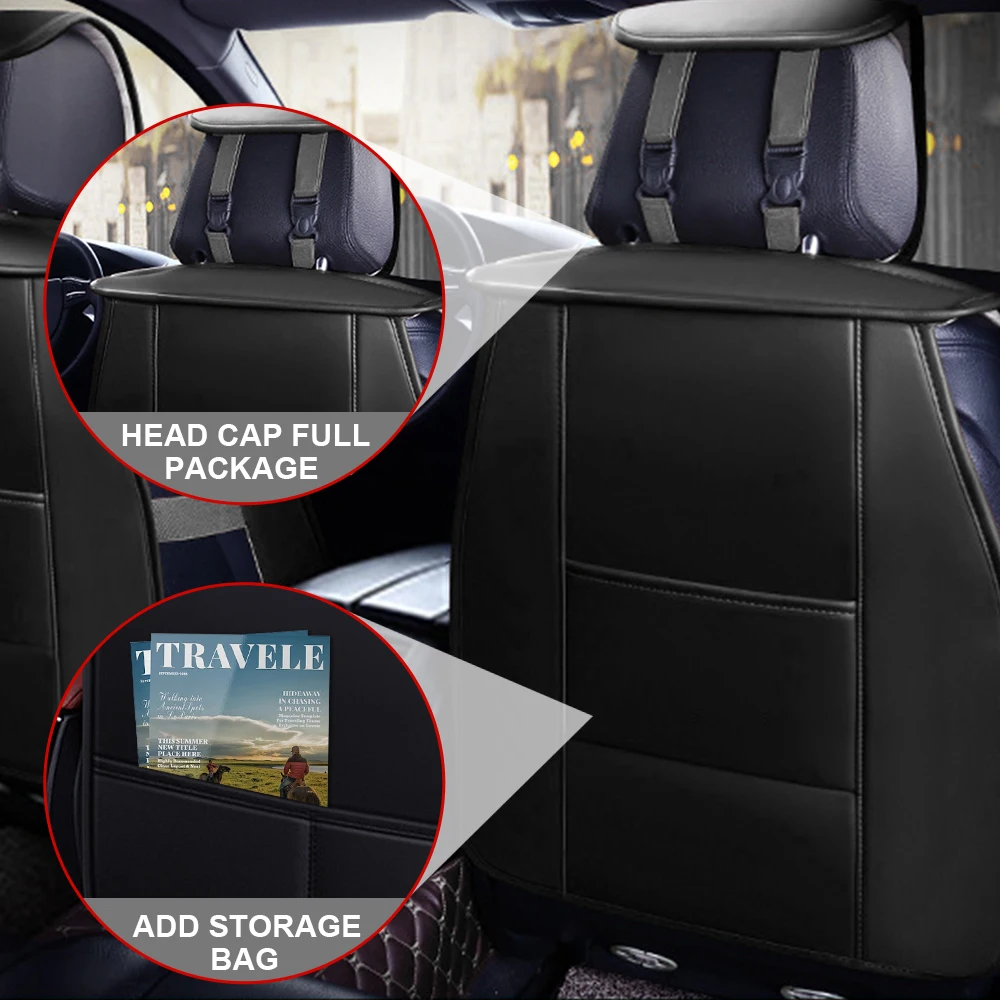 PU Leather Universal Car Seat Cover Cushion Protection Cushion Anti-scratch PU Leather Universal Car Seat Cover Cushion Protection Cushion Anti-scratch