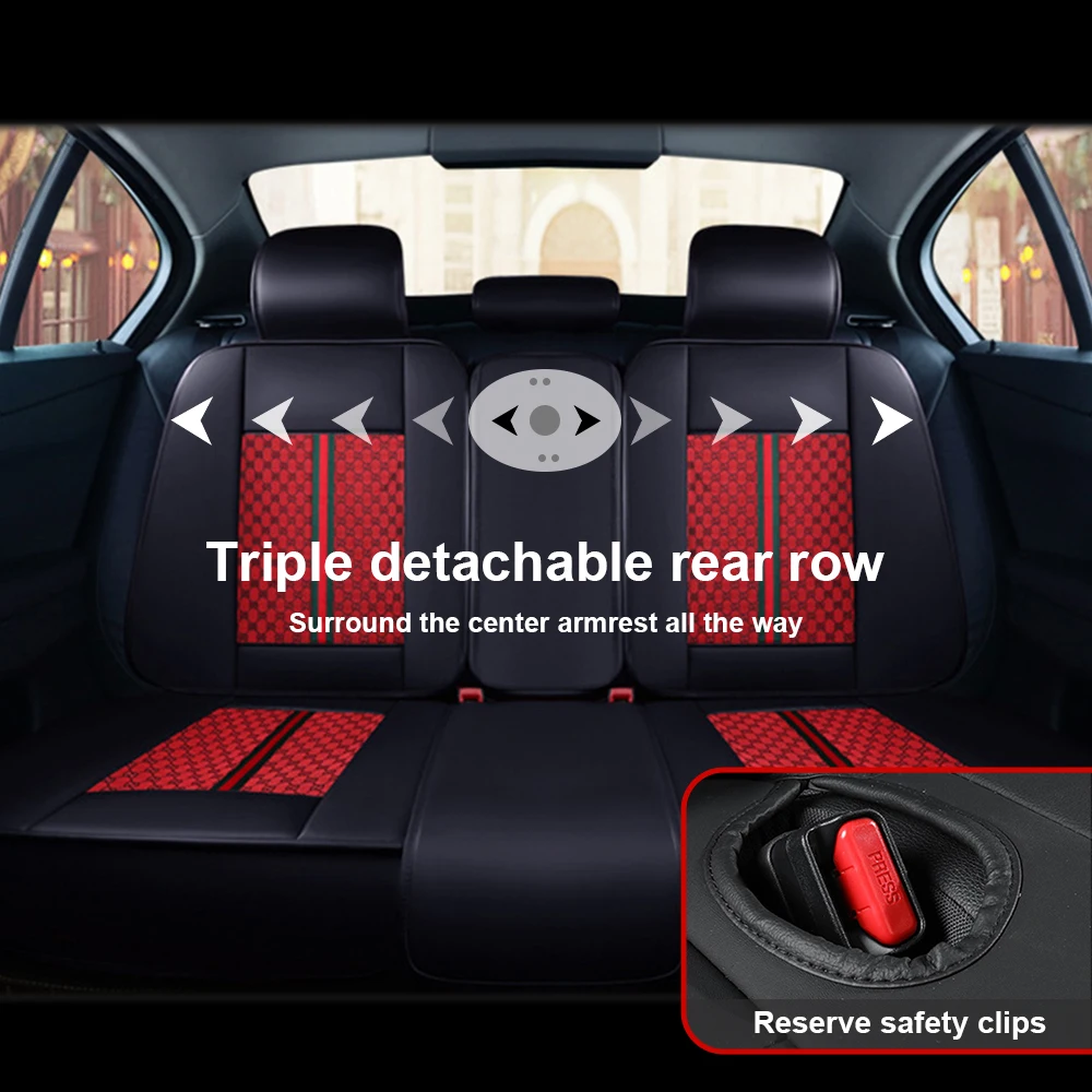PU Leather Universal Car Seat Cover Cushion Protection Cushion Anti-scratch PU Leather Universal Car Seat Cover Cushion Protection Cushion Anti-scratch
