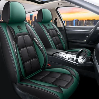 Green oxen additional premium synthetic leather seat covers car interior