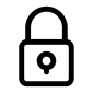 Lock Icon Black